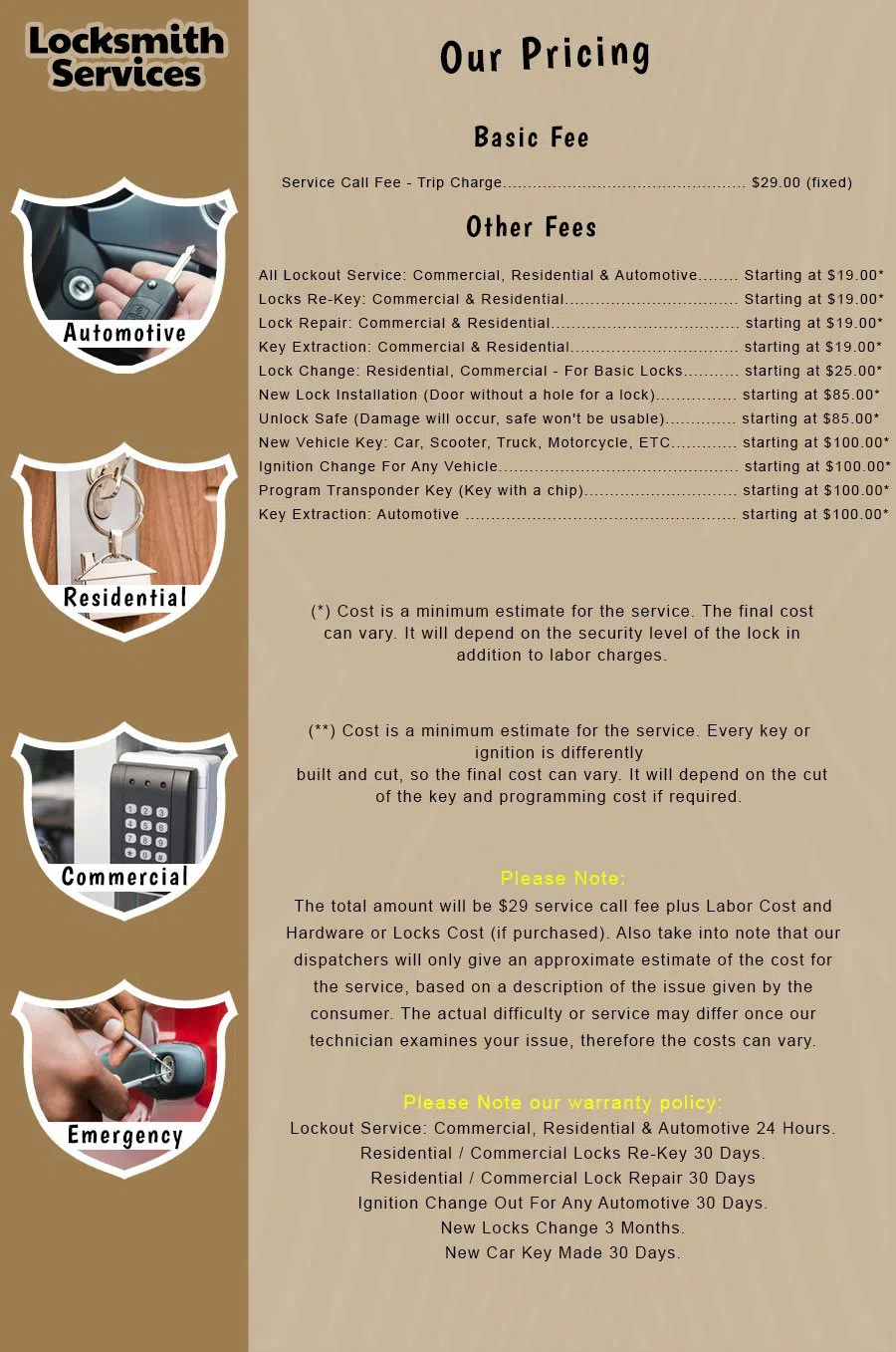 Elite Locksmith Services Indianapolis, IN 317-456-5538